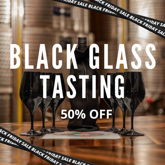 BTL Black Glass Tasting