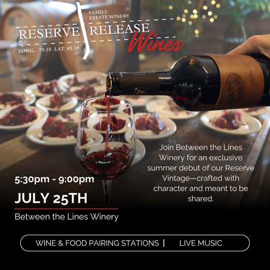 Between the Lines Winery Reserve Wine Release 2026